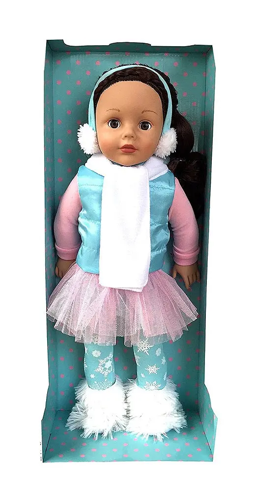 Madame Alexander 18-Inch Winter Snow Bunny Doll – Brunette, Brown Eyes 1