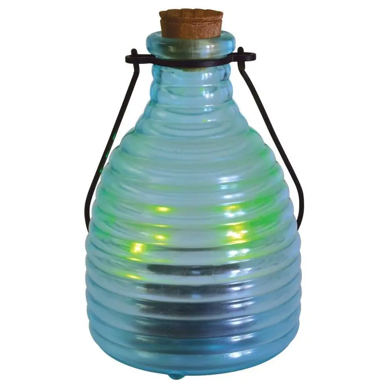 Malibu Solar-Powered Led Firefly Glass Lantern – Landscape Lighting Jar 1