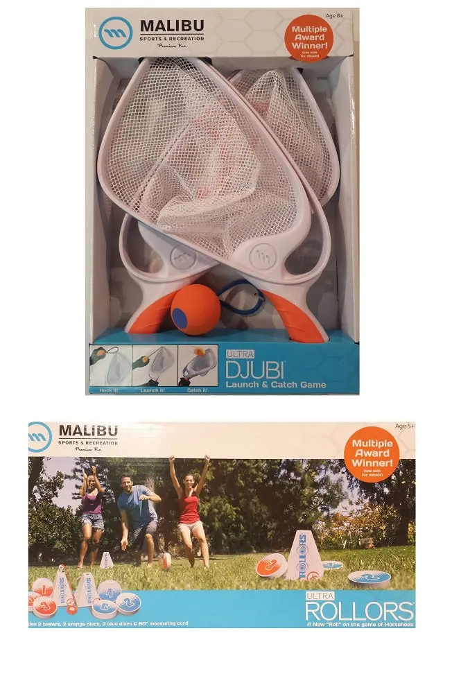 Malibu Ultra Rollors & Ultra Djubi Launch Game Set – 2-Piece Outdoor Activity Kit 1