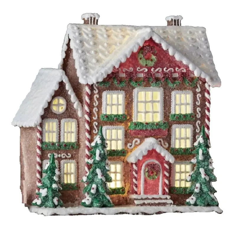 Member'S Mark 13-Inch Pre-Lit Gingerbread House Holiday Decoration 1