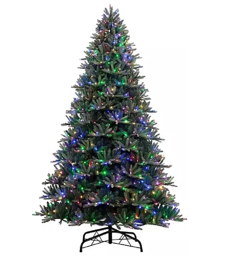 Member’S Mark Bristle Fir Pre-Lit Artificial Christmas Tree – 9-Foot 1