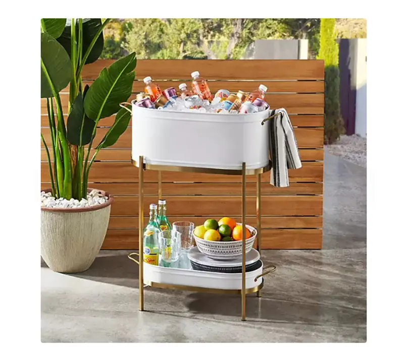 Member'S Mark Insulated Beverage Tub With Stand – White Finish 1
