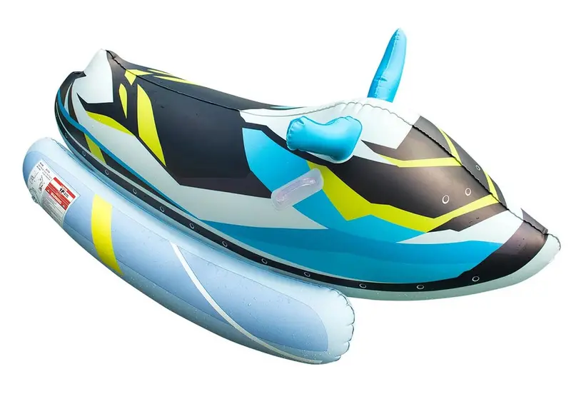 Member'S Mark Jet Ski Ride-On Pool Float – 74.5" X 33" X 29" Novelty Inflatable 1