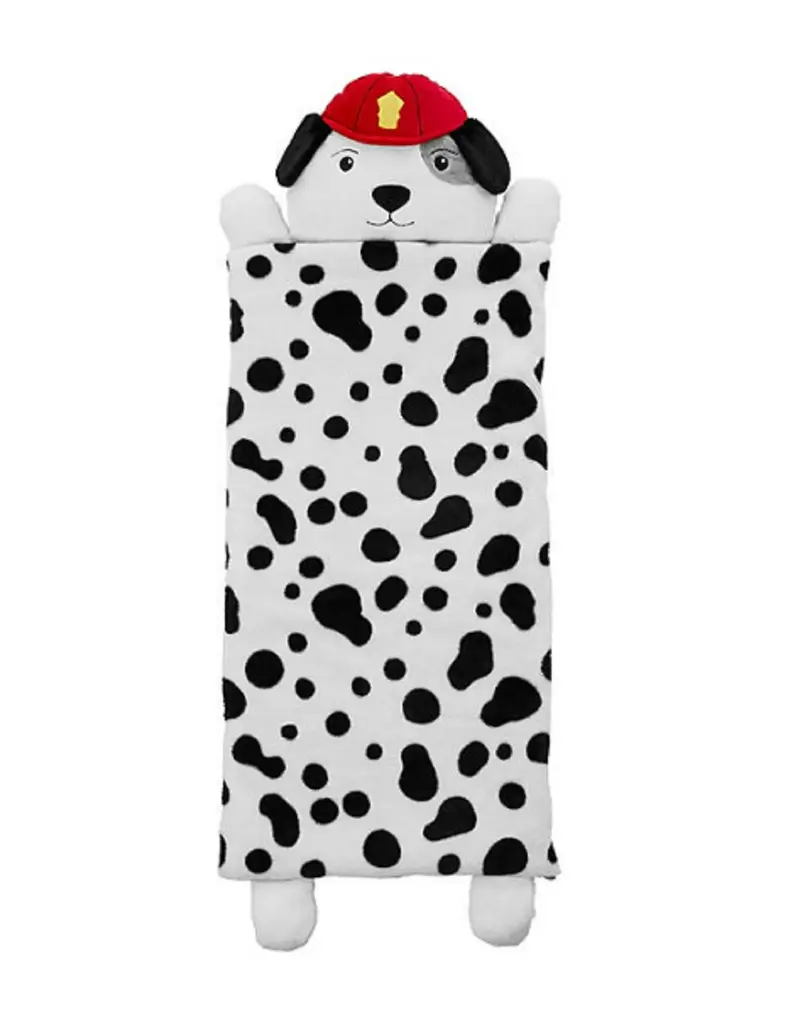 Member'S Mark Kids' Faux Fur Sleeping Bag With Dog-Themed Pillow – 27" X 56" X 14" Dimensions 1
