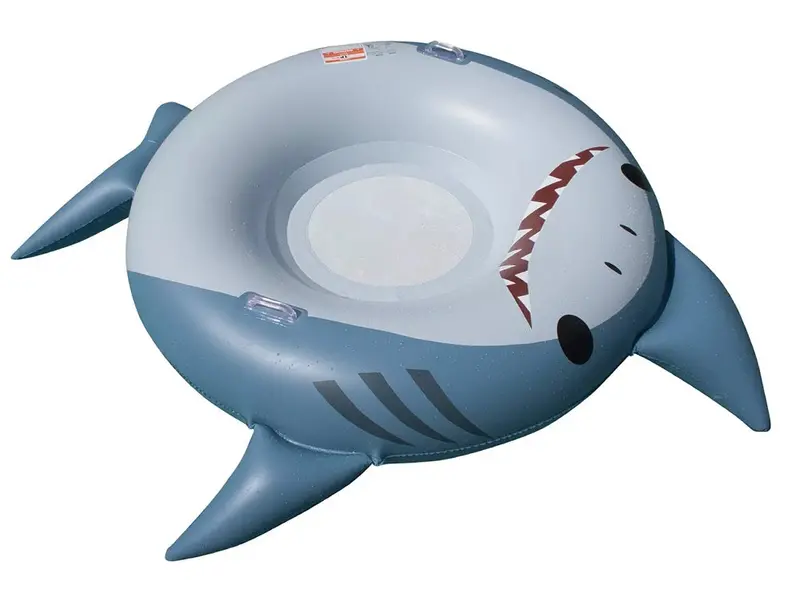 Member'S Mark Novelty Inflatable Shark Pool Float – Giant Ride-On Float 1