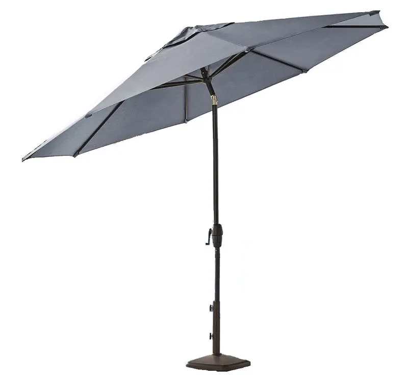 Member’S Mark Sunbrella 10-Foot Auto-Tilt Aluminum Market Umbrella – Haze Canvas 1