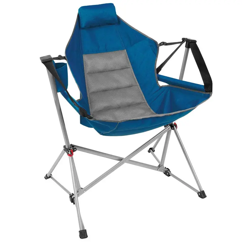 Member'S Mark True Blue Swing Lounger Camp Chair – 300 Lb Capacity 1