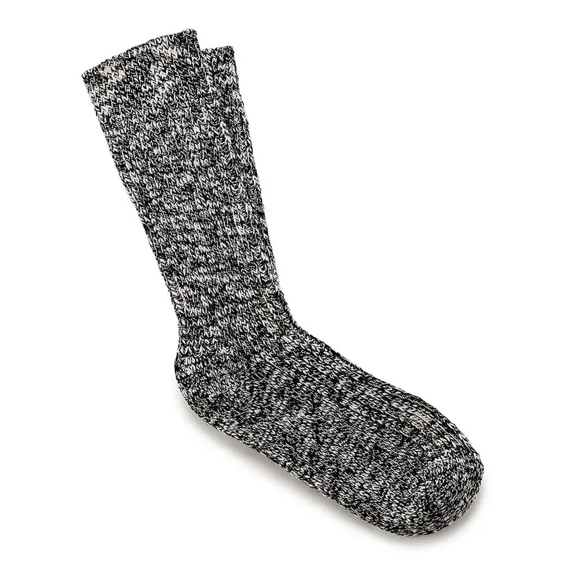 Merino Wool Blend Cotton Slub Socks – Breathable & Soft 1