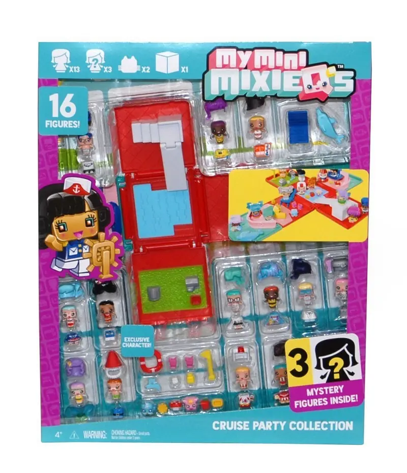 Mini Mixieq'S Cruise Party Playset With 16 Collectible Figures 1