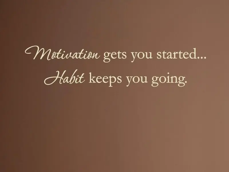 Motivation Vinyl Wall Decal – Gloss Tan, 22" X 5", Compact Inspirational Phrase For Small Spaces 1