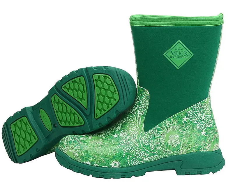 Muck Boot Breezy Mid Women’S All-Purpose Casual Boot – Green/Print, Size 11 1