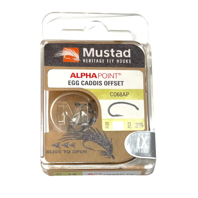 Mustad Heritage Co68 Egg & Caddis Hook Pack 1