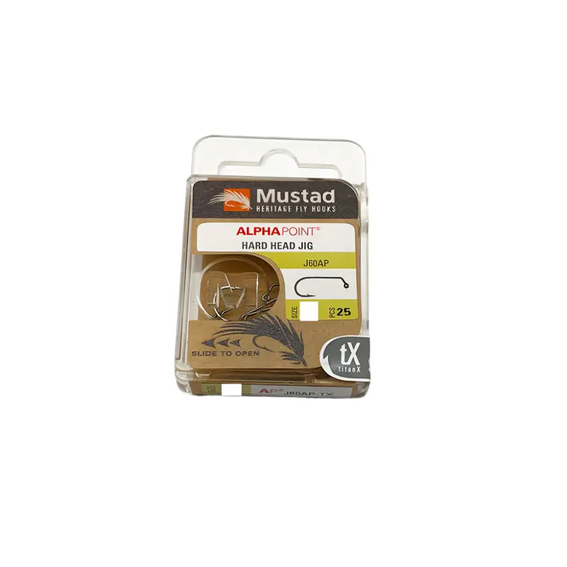 Mustad Heritage J60Ap Hard-Head Jig Nymph Hooks 1