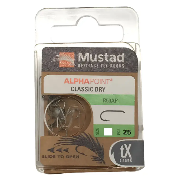 Mustad Heritage R50Ap Dry Fly Hook 1