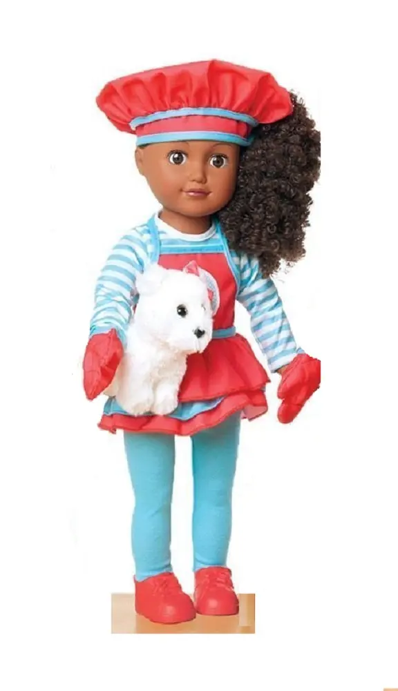 My Life As Pet Treat Baker Doll – 18-Inch African American Figure, 24-Piece Set 1