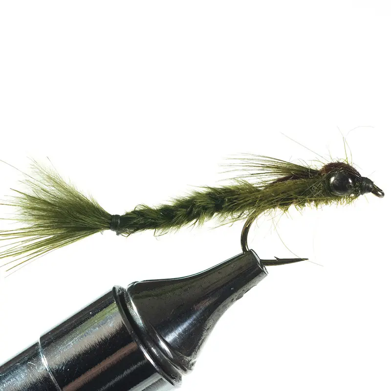 Olive Damsel Nymph Fly 1