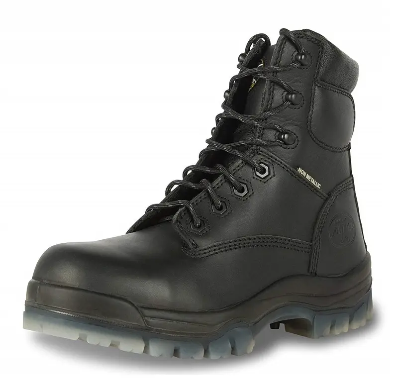Oliver Men’S Soft-Toe Leather Work Boots – Black, Size 11.5 1