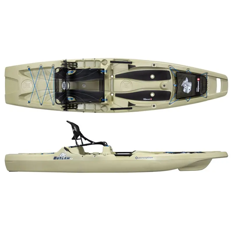 Outlaw 11.5-Foot Fishing Kayak – Sit-On-Top With Rod Holders & Gear Tracks 1
