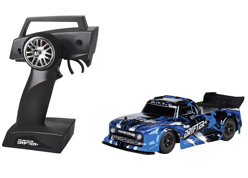 Power Craze Drifter Rc Vehicle – 1:28 Scale Blue Performance Drifting Toy 1