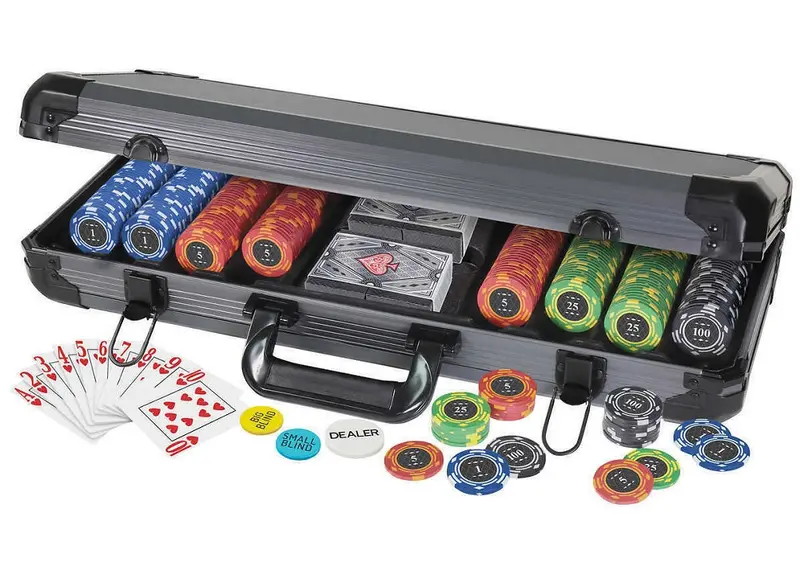 Premium 400-Piece Poker Set With Carrying Case And Accessories 1