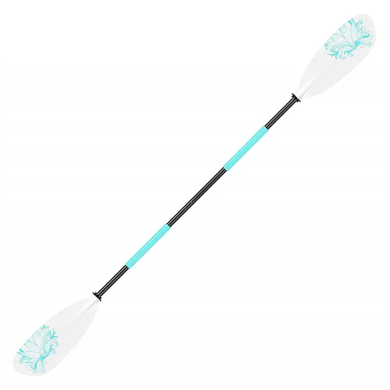 Propel Paddle Gear Pro Kayak Paddle – 89" Aluminum, White/Teal 1