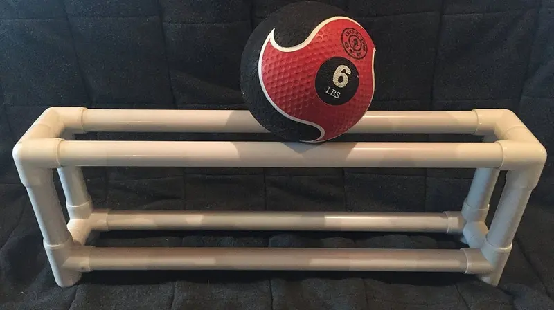 Pvc Soft-Touch Medicine Ball Storage Rack – Space-Saving Fitness Equipment Organizer 1