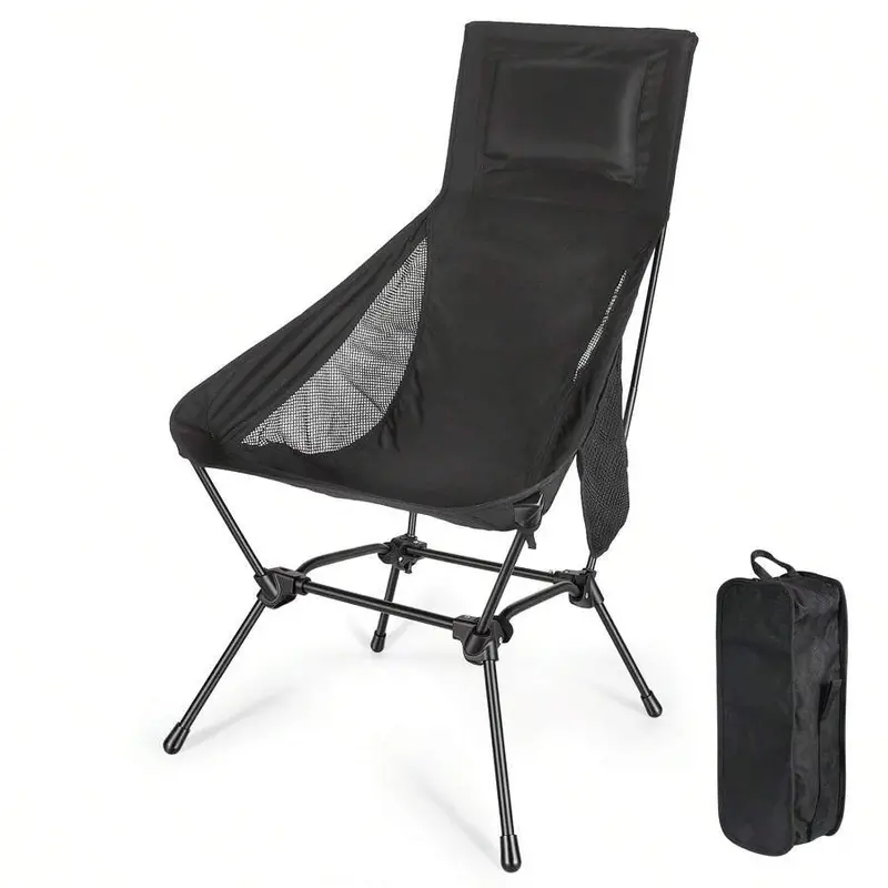 Redcamp High-Back Folding Camping Chair With Neck Pillow Support 1