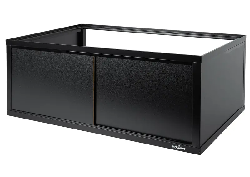 Repti Zoo Deluxe Stackable Terrarium – 30"W × 12"D × 10.5"H With Front Sliding Doors 1