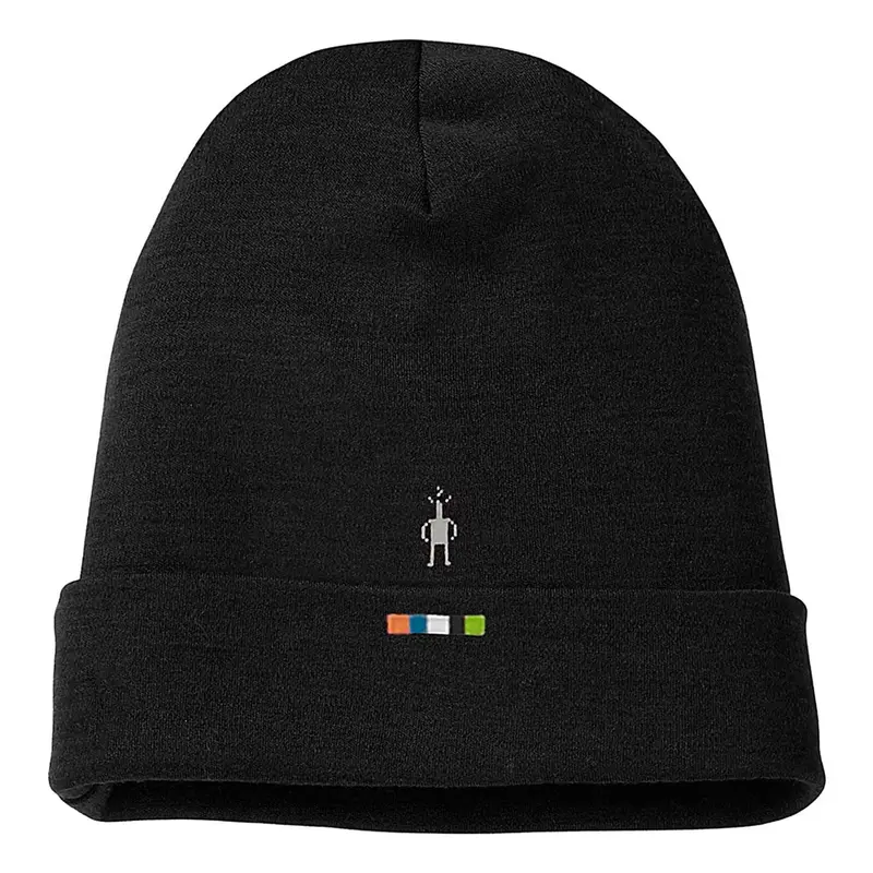 Reversible Merino Wool Thermal Beanie With Fold-Up Cuff – Unisex 1