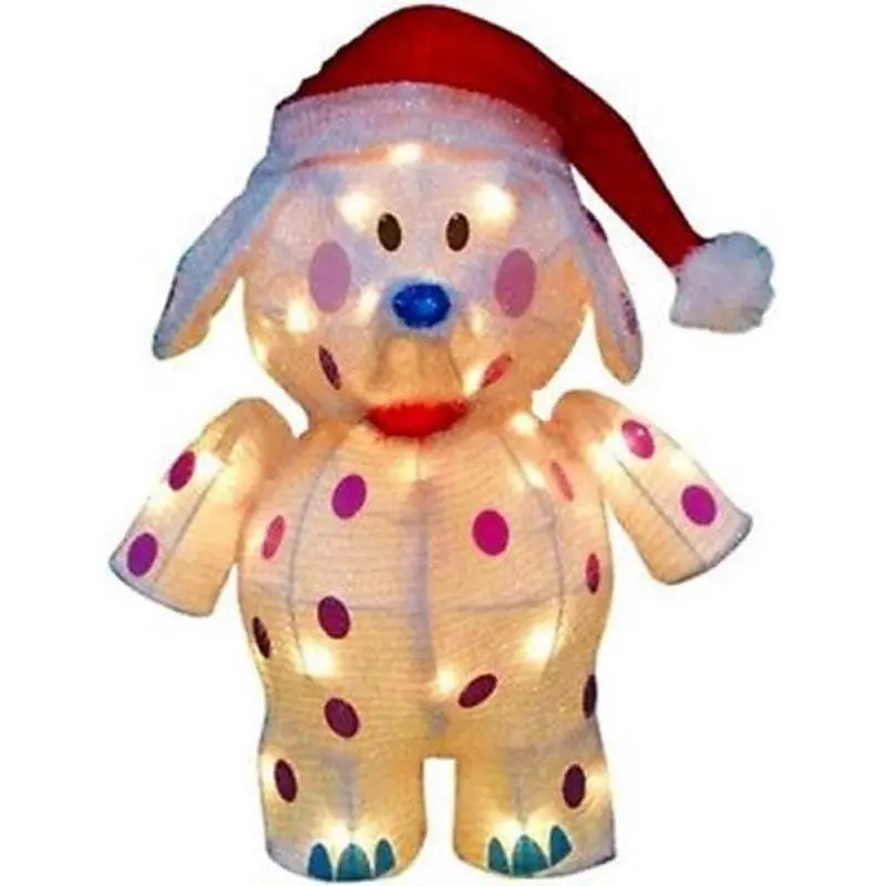Rudolph’S Misfit Toys Collectible Ornament — 18-Inch Tinsel-Embellished Elephant Figurine 1