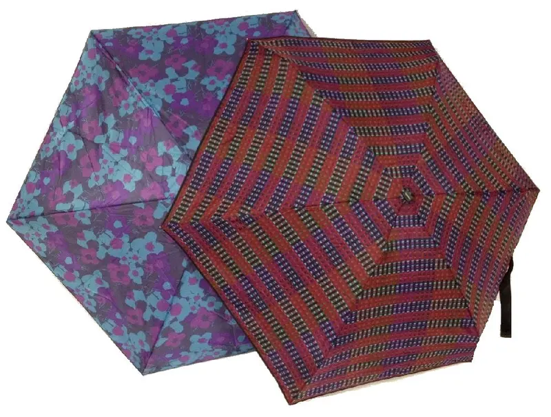 Shedrain Wedgy Dual Mini Umbrella Set – Compact, Wind-Resistant Travel Pair 1
