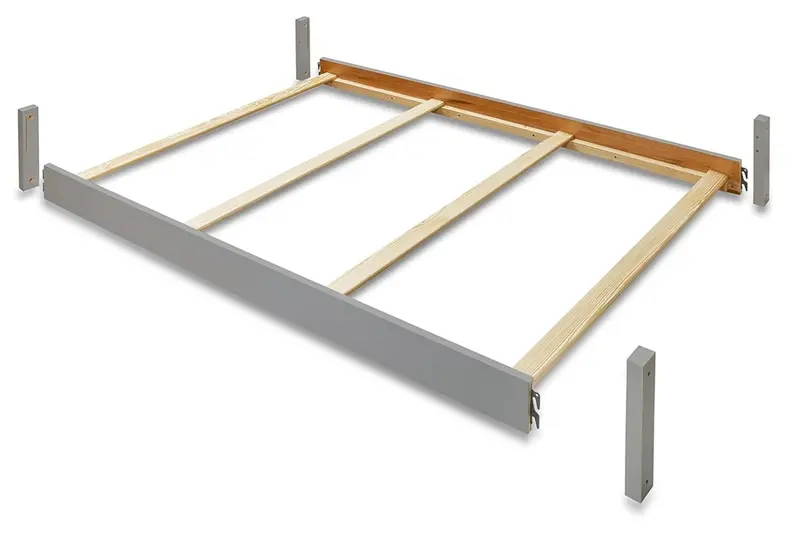 Sorelle Toddler-To-Full Bed Conversion Kit – Gray Safety Rails For Crib Transition 1