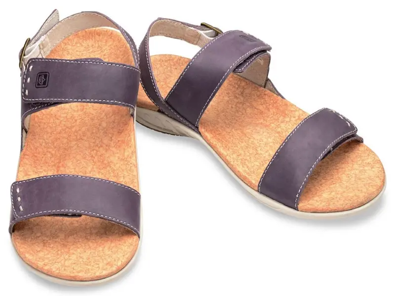 Spenco Alex Women’S Orthopedic Sandals With Adjustable Straps – Purple, Size 8 1