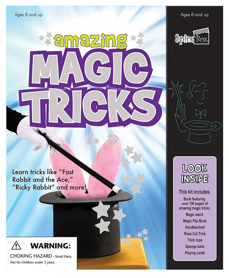 Spicebox Kids Magic Trick Kit – Includes Bonus Card Tricks Book 1