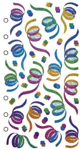 Sticko Classic Confetti Sticker Pack – Assorted Shapes & Colors 1