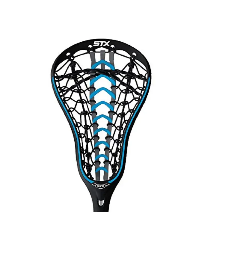 Stx Fortress 500 Women’S Lacrosse Head – Black Frame With Electric Launch Pocket 1