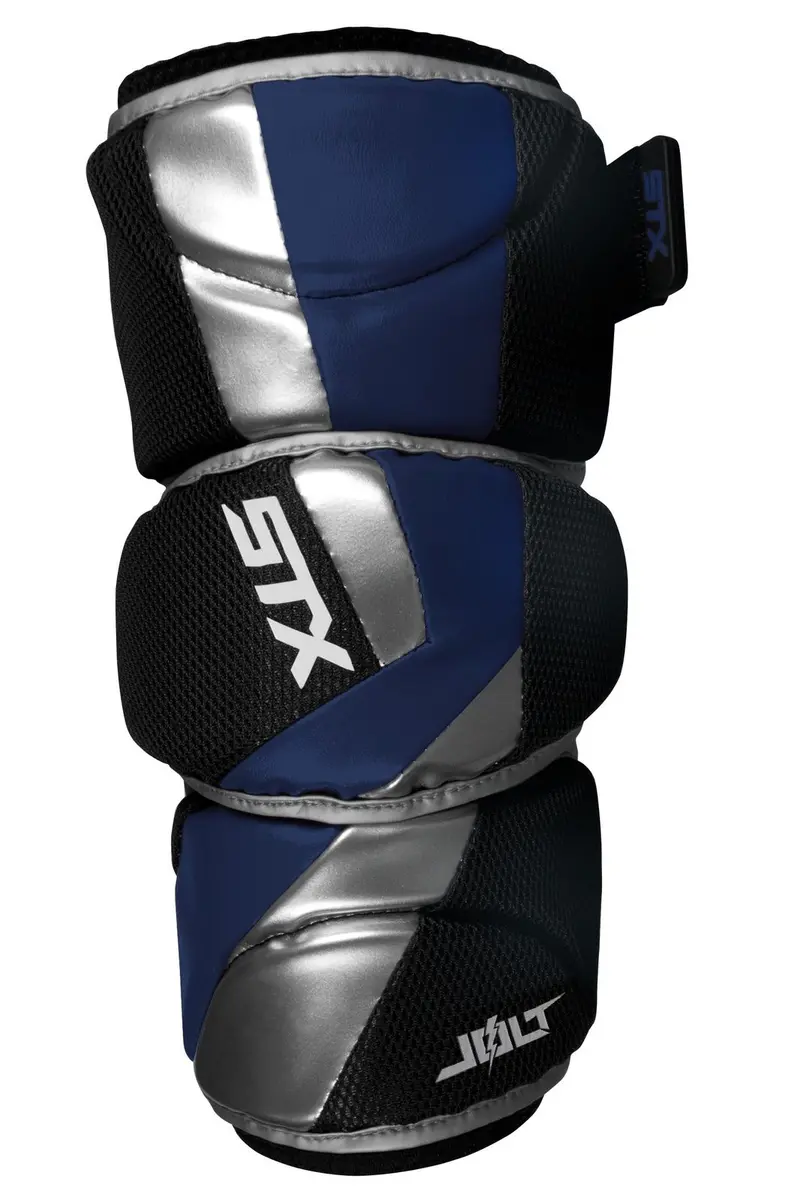 Stx Jolt Lacrosse Arm Pads – Royal Blue, Medium Fit 1