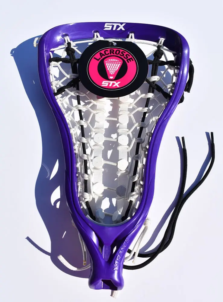 Stx Ntrance Women’S Pre-Strung Lacrosse Head – Purple 1