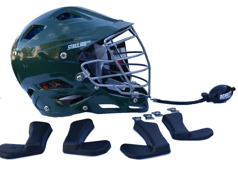 Stx Stallion 500 Lacrosse Helmet – Forest Green, Large 1