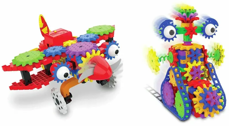 Techno Gears Stem Construction 2-In-1 Kit – Rockin’ Rover & Bionic Biplane Models 1