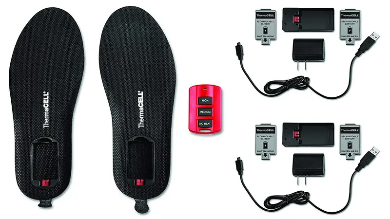 Thermacell Proflex Heated Insoles Kit – Remote-Controlled With Spare Battery (Size L) 1