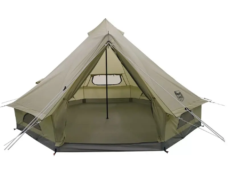 Timber Ridge 6-Person Weather-Resistant Glamping Tent (98" X 161" X 161") 1