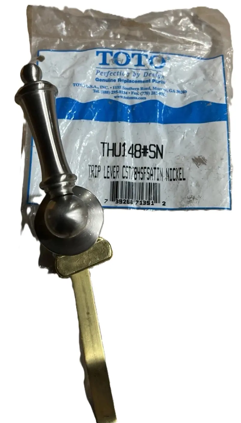 Toto Thu148#Sn Cst7845Sf Satin Nickel Trip Lever For Toilets 1