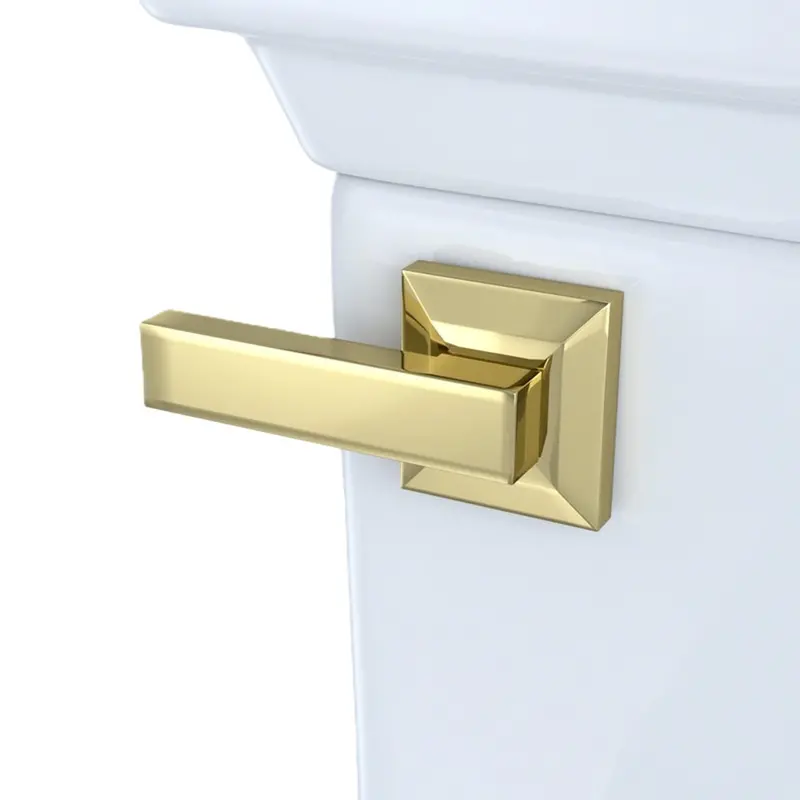 Toto Thu191#Pb Polished Brass Trip Lever For Lloyd Series Toilets 1