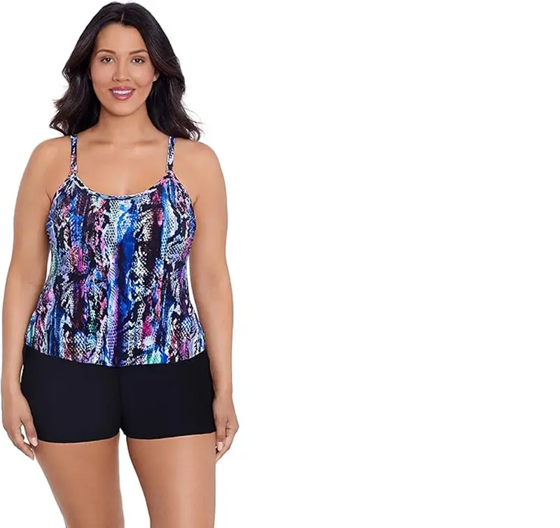 Trim Shaper Farrah Women’S Swim Romper With Flattering Fit 1
