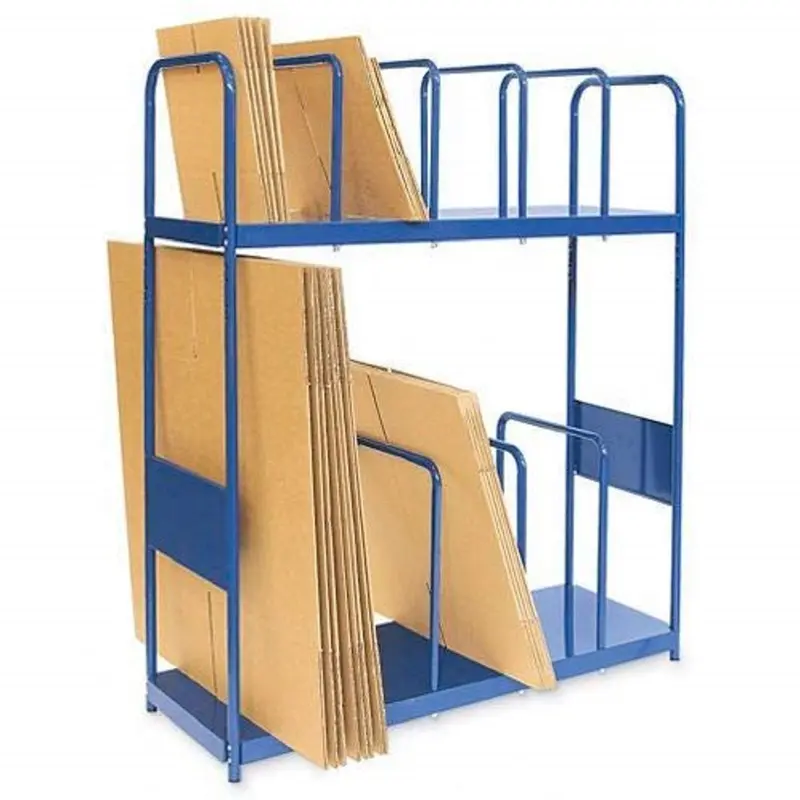 Uline Steel Two-Tier Carton Stand – 51" X 18" X 58.75", Heavy-Duty Storage Rack 1