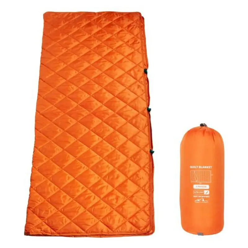 Ultra-Lightweight Quilt-Style Blanket – Packable For Camping & Travel 1