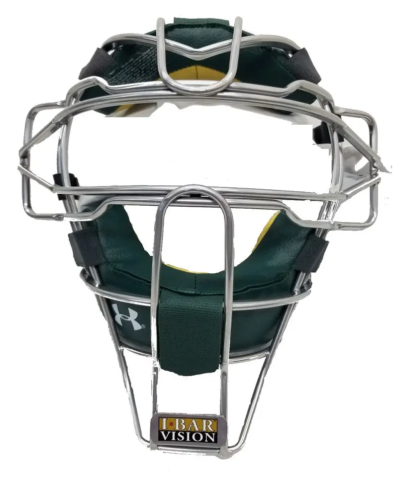 Under Armour Adult Pro Old-Style Catcher Mask – Dark Green 1