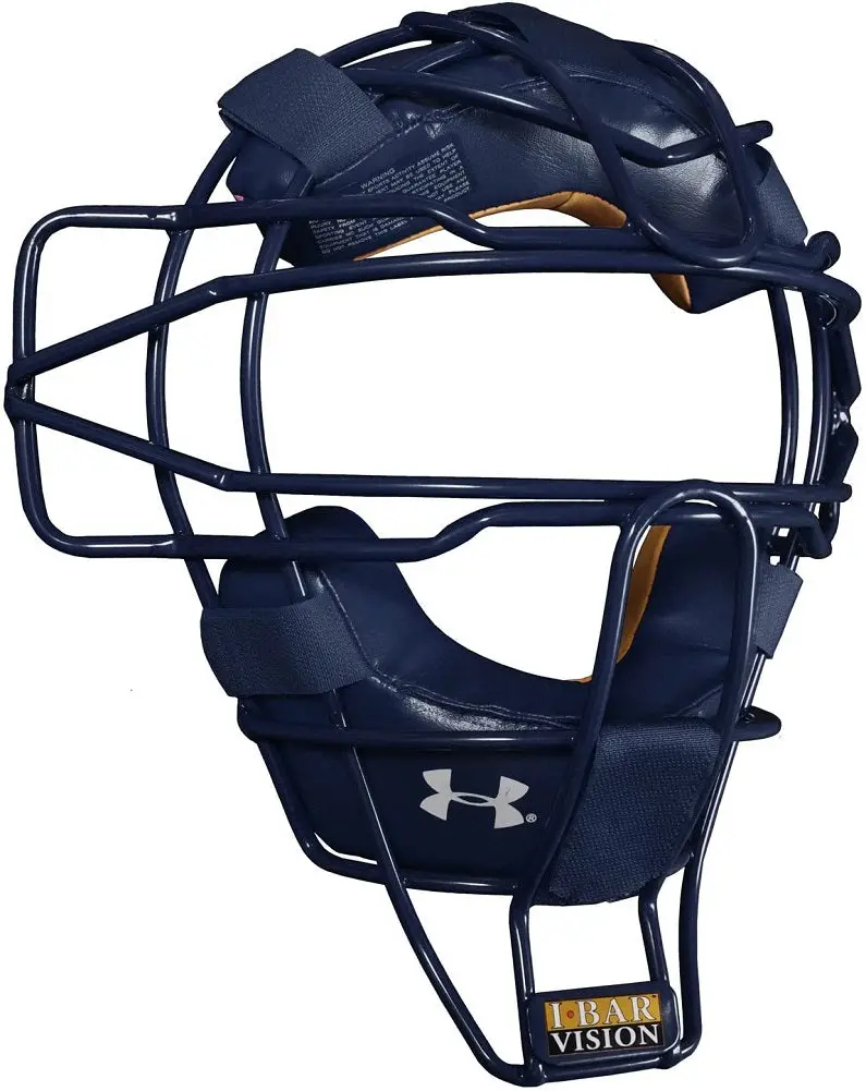 Under Armour Adult Pro Old-Style Catcher Mask – Navy Blue 1