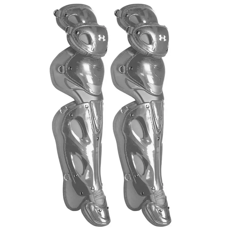 Under Armour Adult Speedform Pro Catcher Leg Guards – 16.5" Graphite Gray 1
